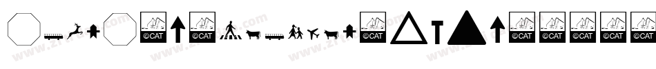 signs - zeichen 2.0字体转换